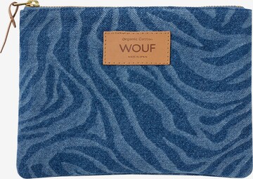 Wouf Make up tas in Blauw: voorkant