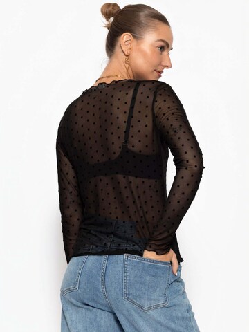 SASSYCLASSY Bluse‌‌‌‌‌‌‌ in Schwarz