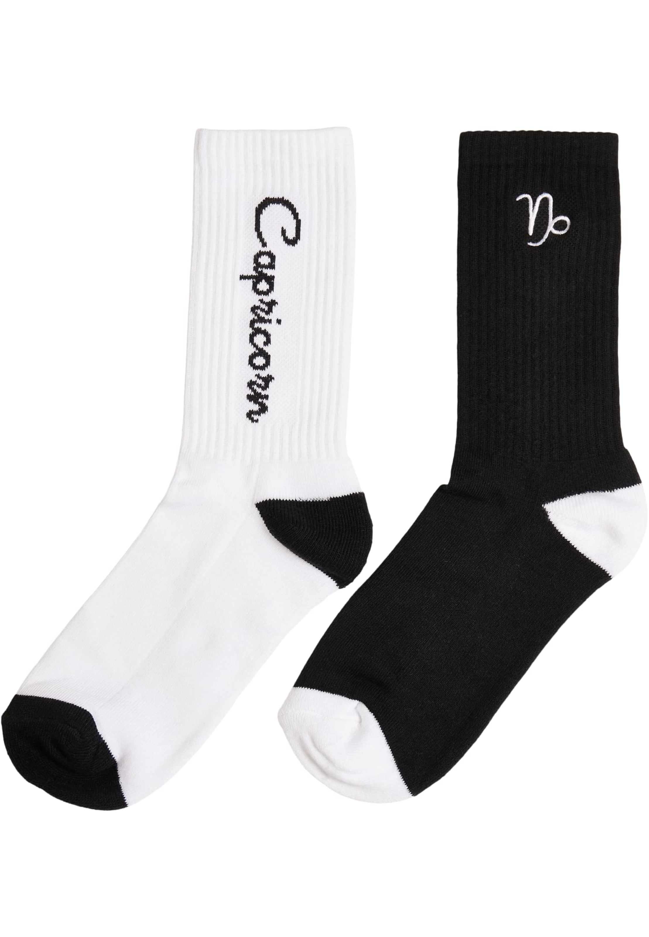 Mister Tee Socks 'Zodiac' in Black: front