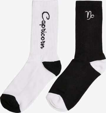 Mister Tee Socks 'Zodiac' in Black: front