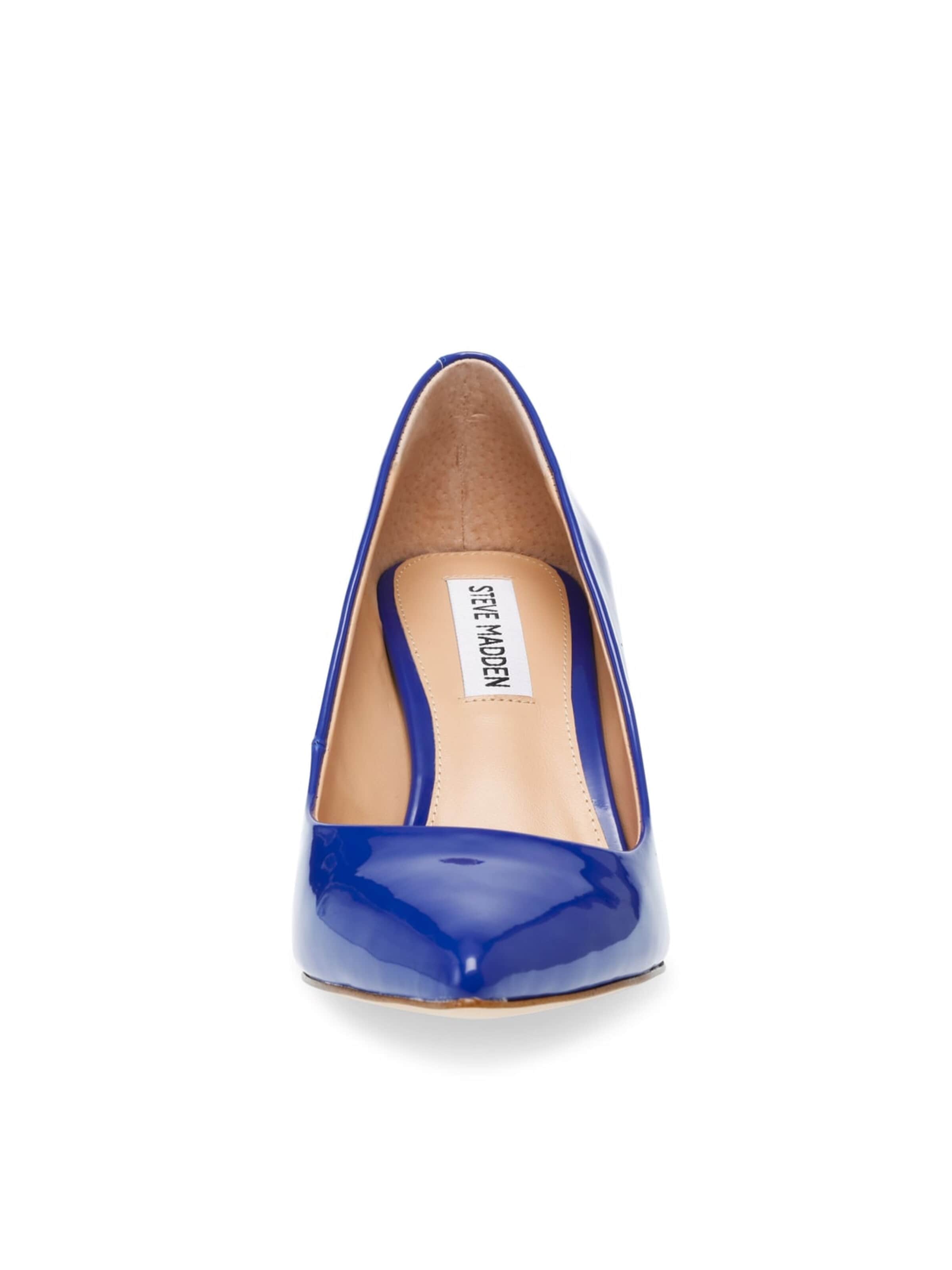 STEVE MADDEN Pumps 'NOTARY BLUE PATENT' i blå