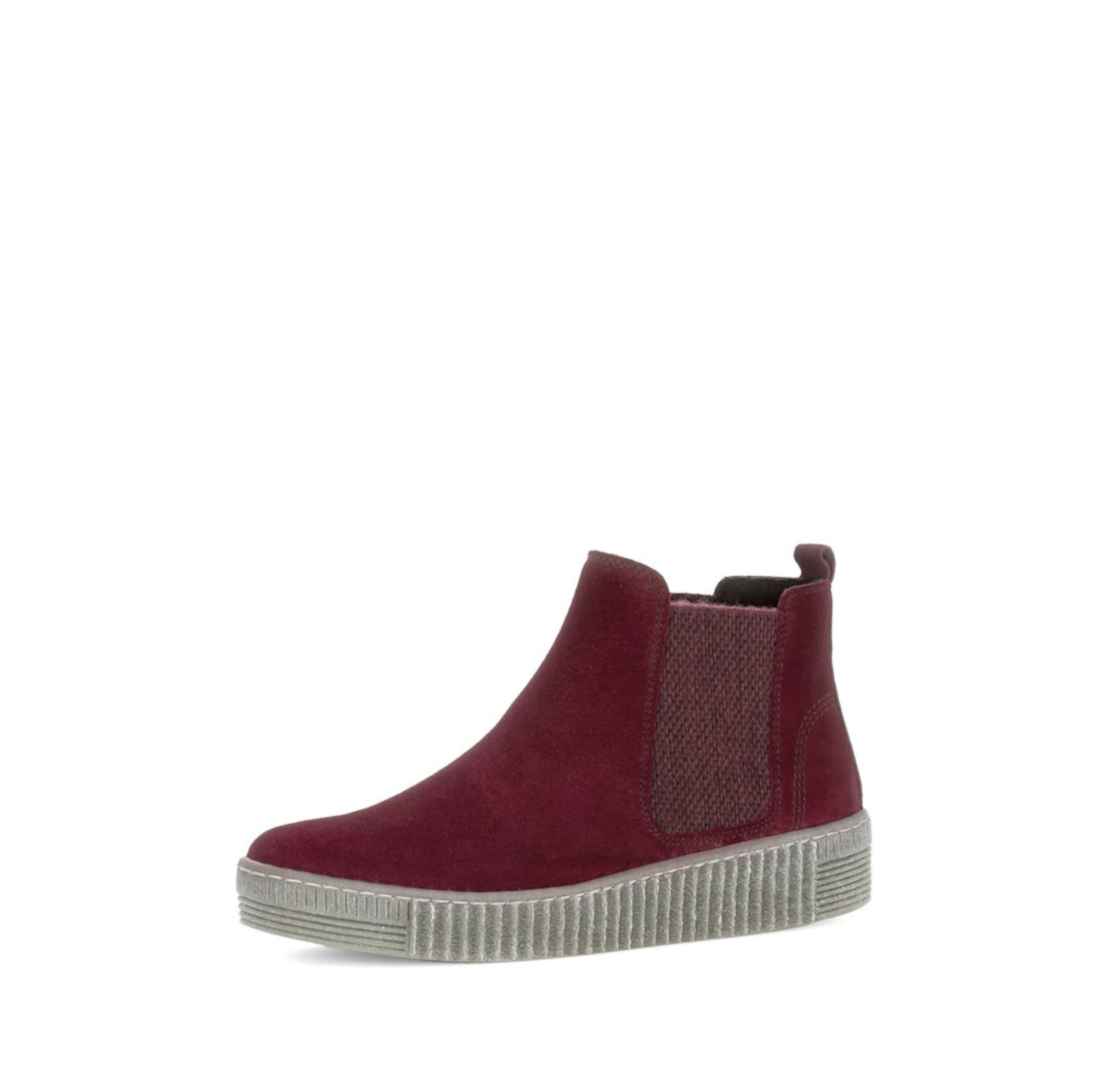 GABOR Chelsea Boots in Rot: Vorderseite