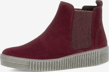 GABOR Chelsea Boots in Rot: Vorderseite