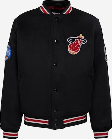 Mitchell & Ness Prehodna jakna | črna barva: sprednja stran