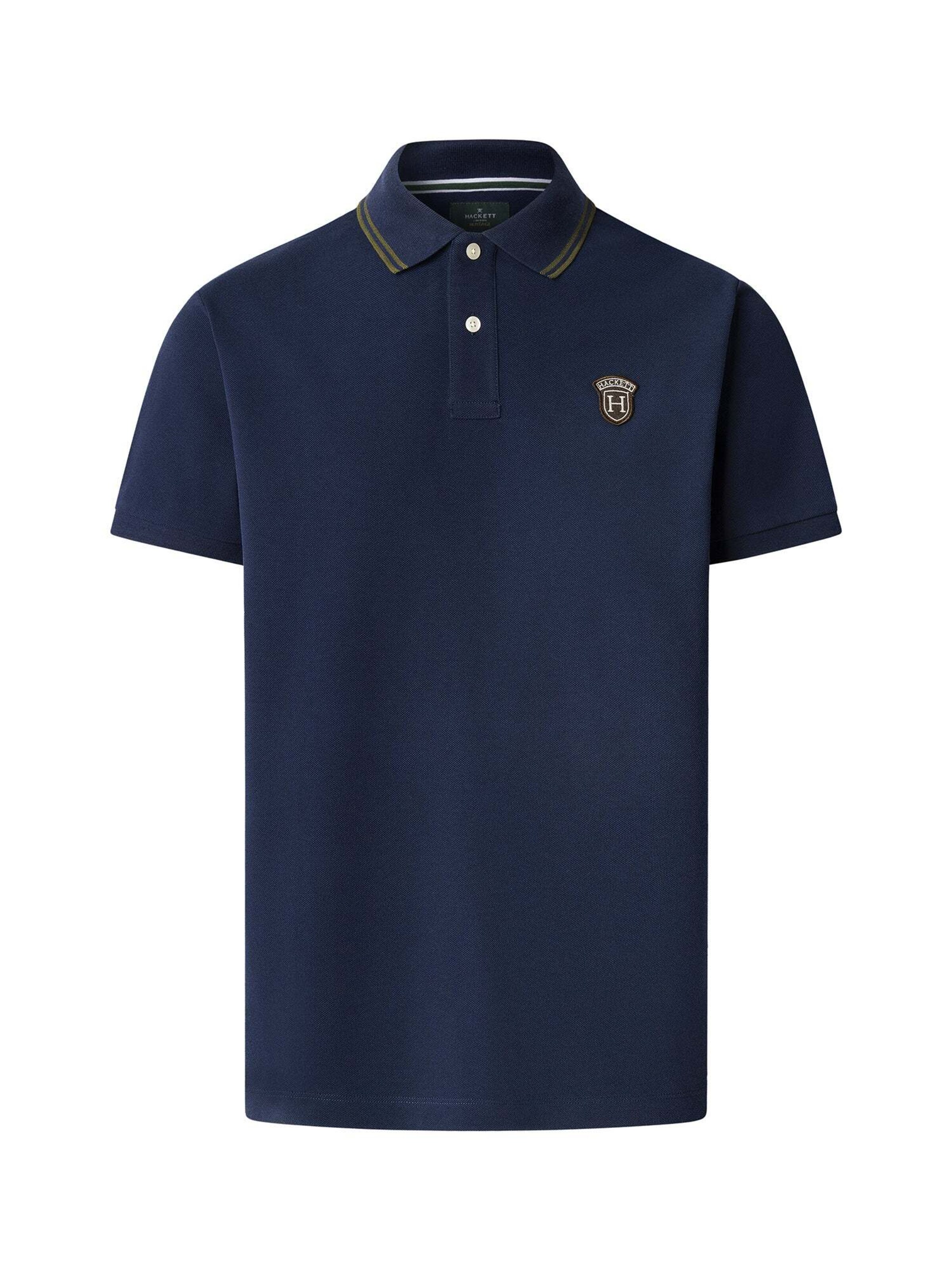 T-Shirt Hackett London en bleu : devant