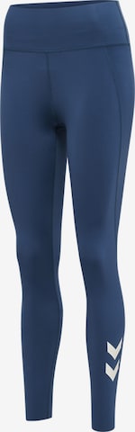 Skinny Pantalon de sport Hummel en bleu