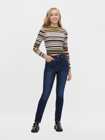 PIECES Skinny Jeans 'Lili' in Blauw