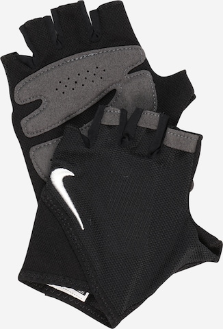 NIKE Accessoires Спортни ръкавици в черно: отпред