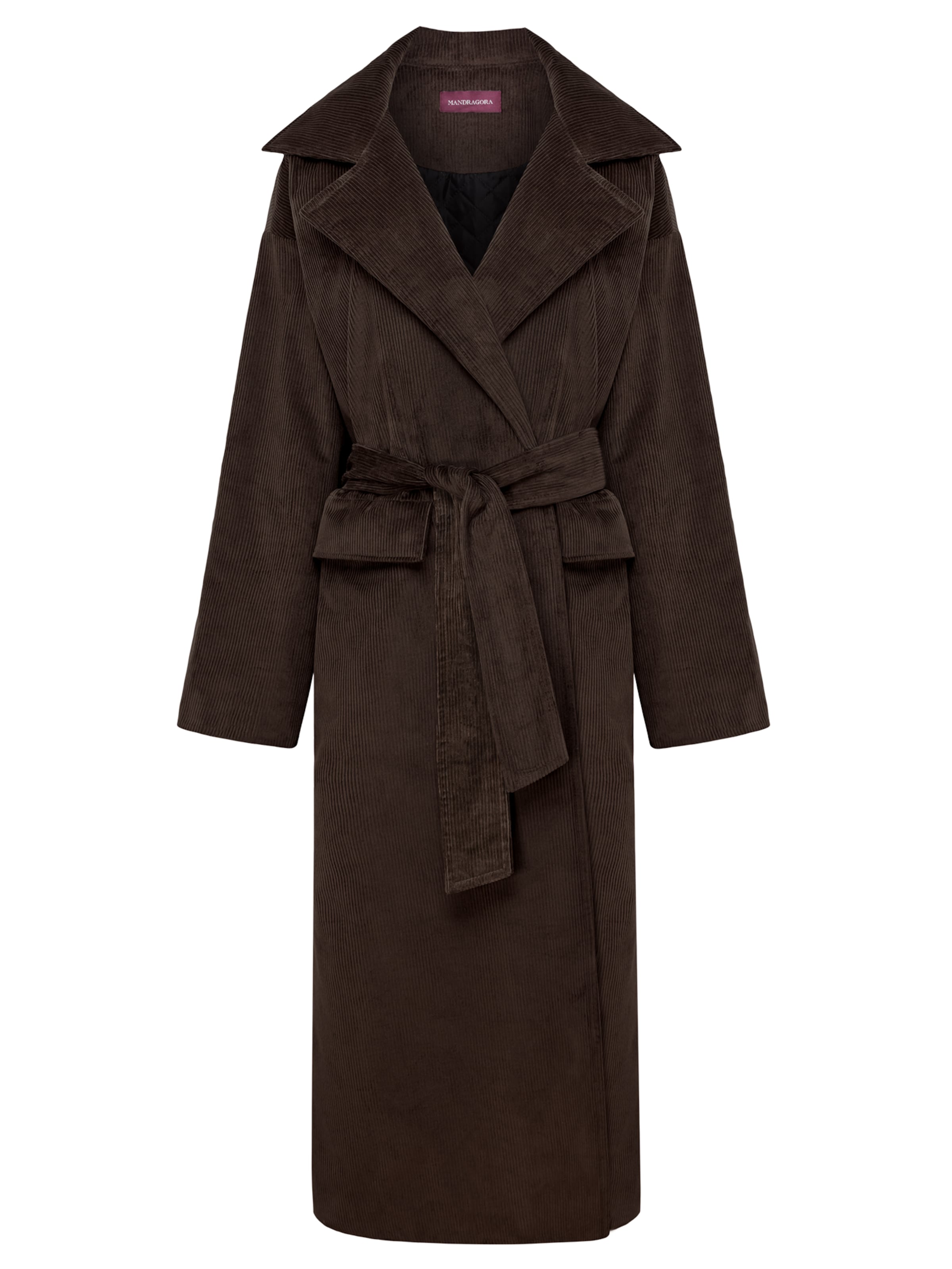 mandragora Übergangsmantel 'Area' in braun, Produktansicht