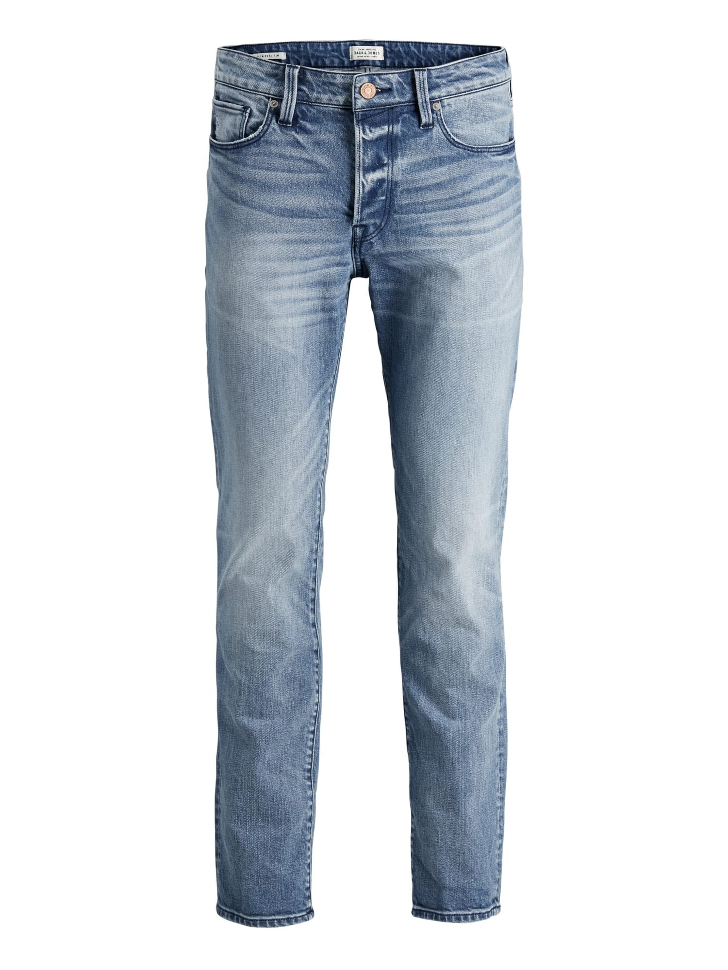 JACK & JONES Baggy Jeans in Blauw: voorkant