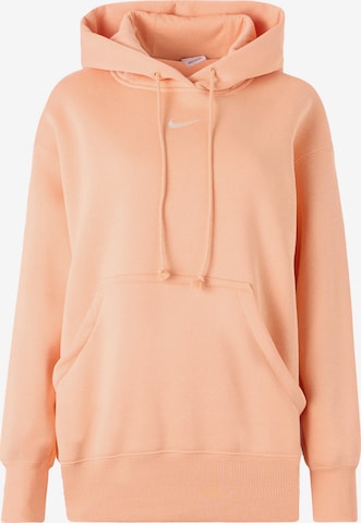 Nike Sportswear Dressipluus 'Phoenix Fleece', värv oranž: eest vaates