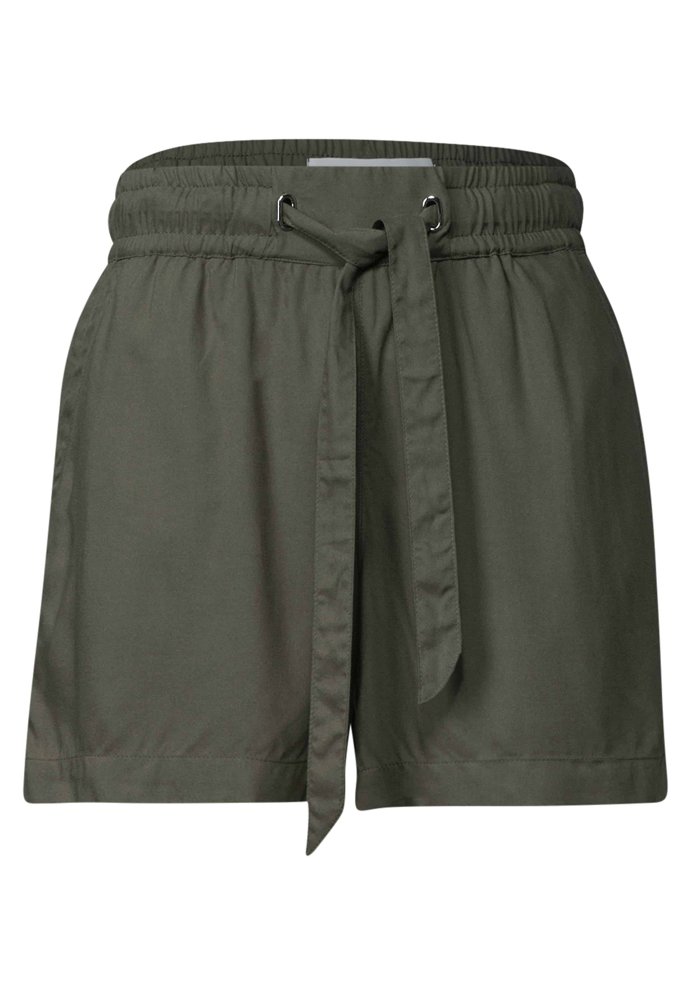 Street One Studio Loose fit Pants in Green: front