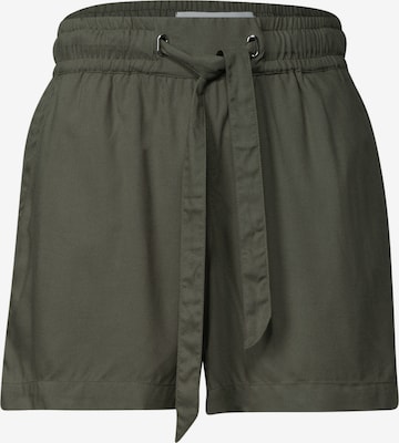 Street One Studio Loose fit Pants in Green: front