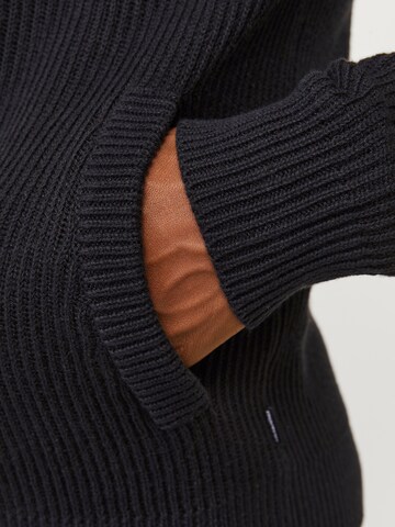 JACK & JONES Strickjacke 'JJPannel' in Schwarz