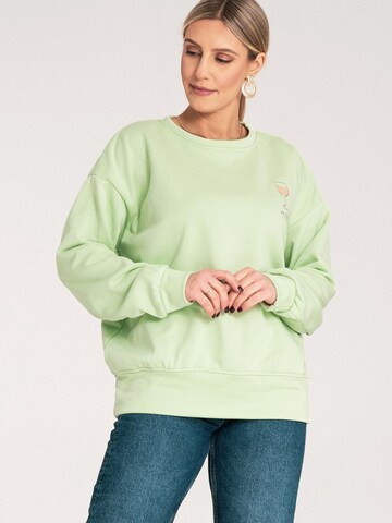Figl Sweatshirt 'M1152' in Green
