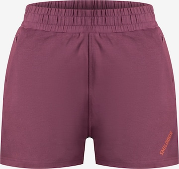 Smilodox Regular Workout Pants 'Althea' in Purple: front