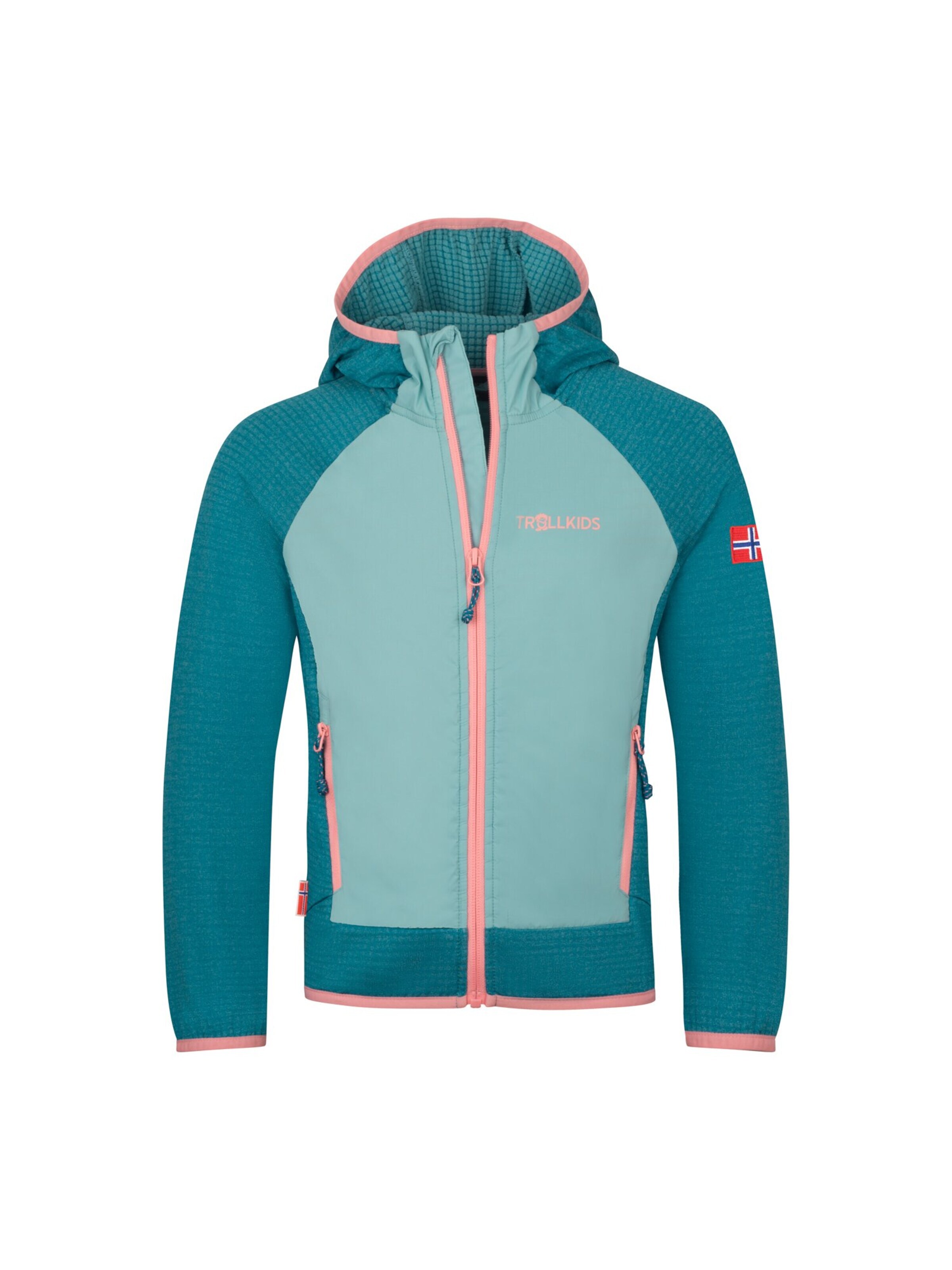 TROLLKIDS Fleece Jacket in Blue: front