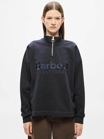 Barbour Sweatshirt 'Sara' in Blue: front