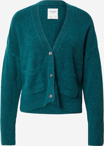 Cardigan Abercrombie & Fitch en vert : devant