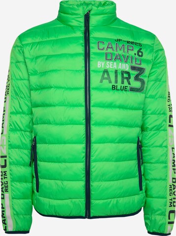 CAMP DAVID Winter Jacket in Green: front