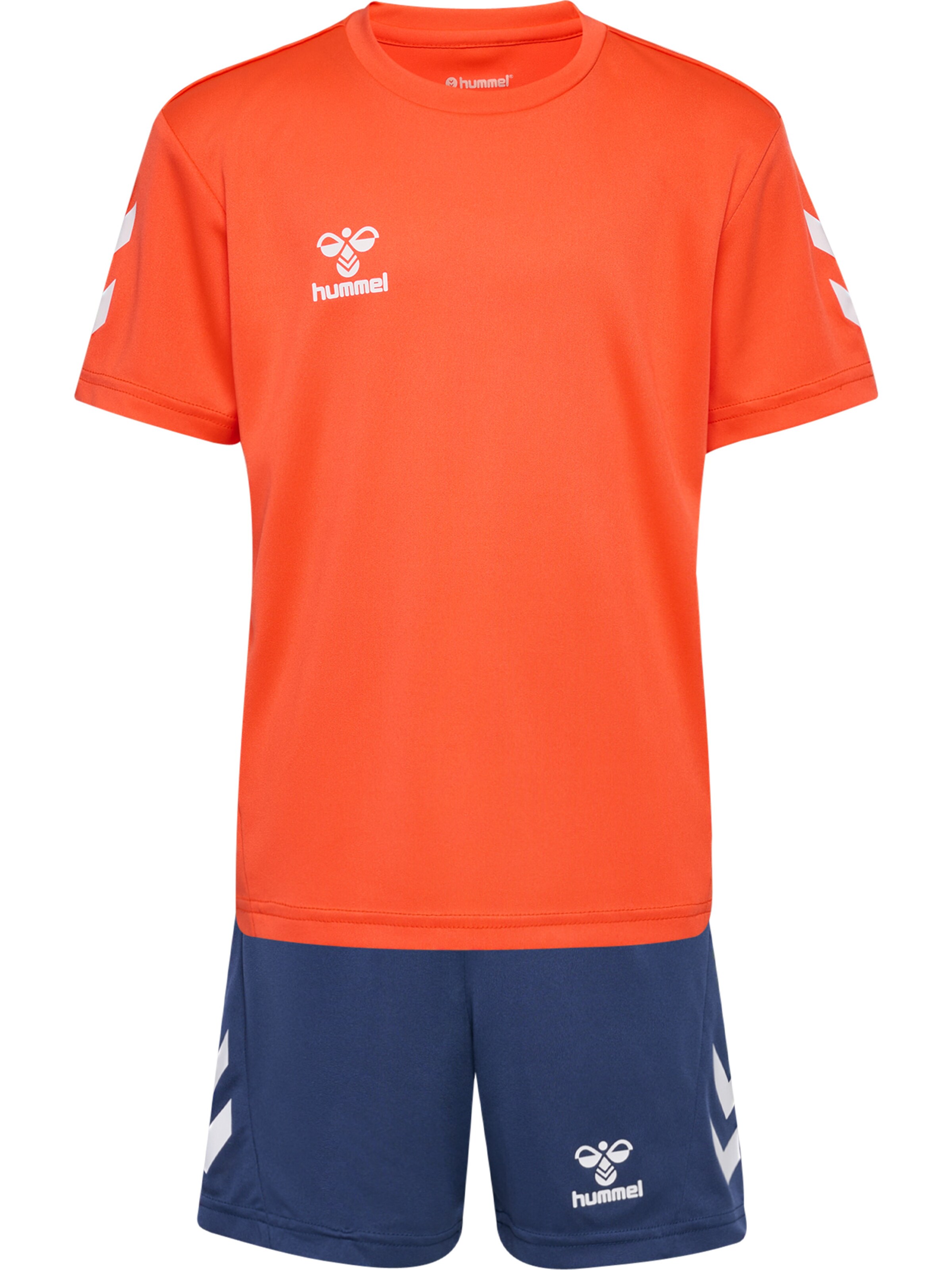 Hummel Trainingspak in Oranje: voorkant