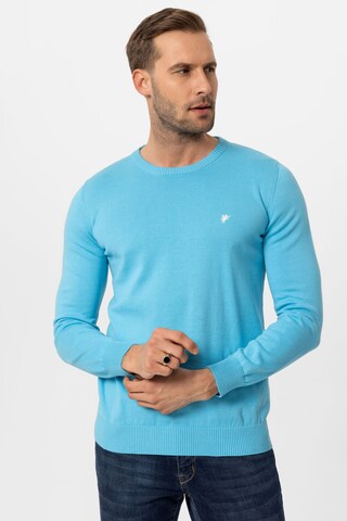 DENIM CULTURE Sweater in Blue: front