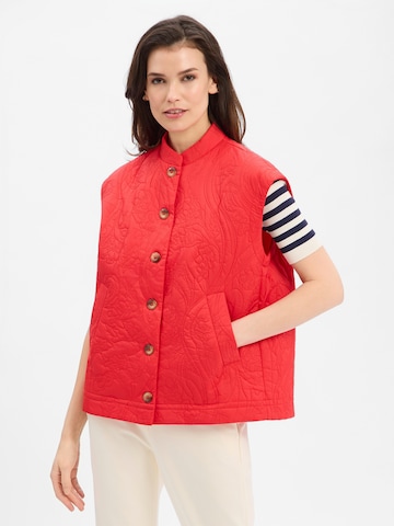 Gilet YAS en rouge : devant