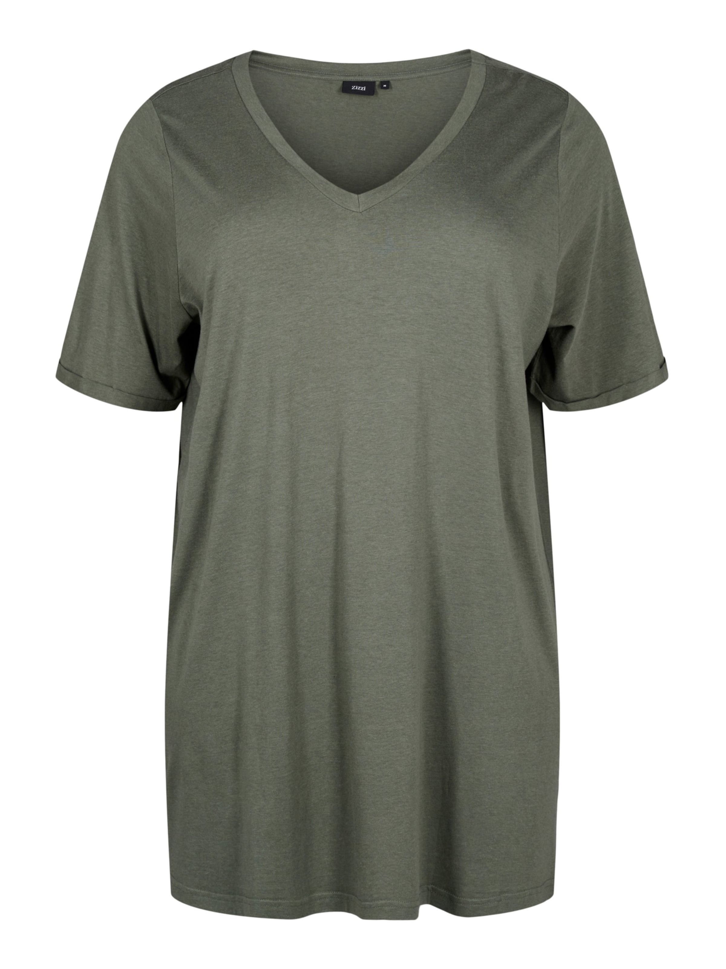 Zizzi - Camisa 'Chiara' em verde: frente