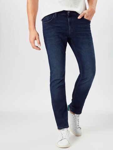 Coupe slim Jean 'Josh' TOM TAILOR en bleu : devant