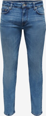 regular Jeans 'Loom' di Only & Sons in blu: frontale