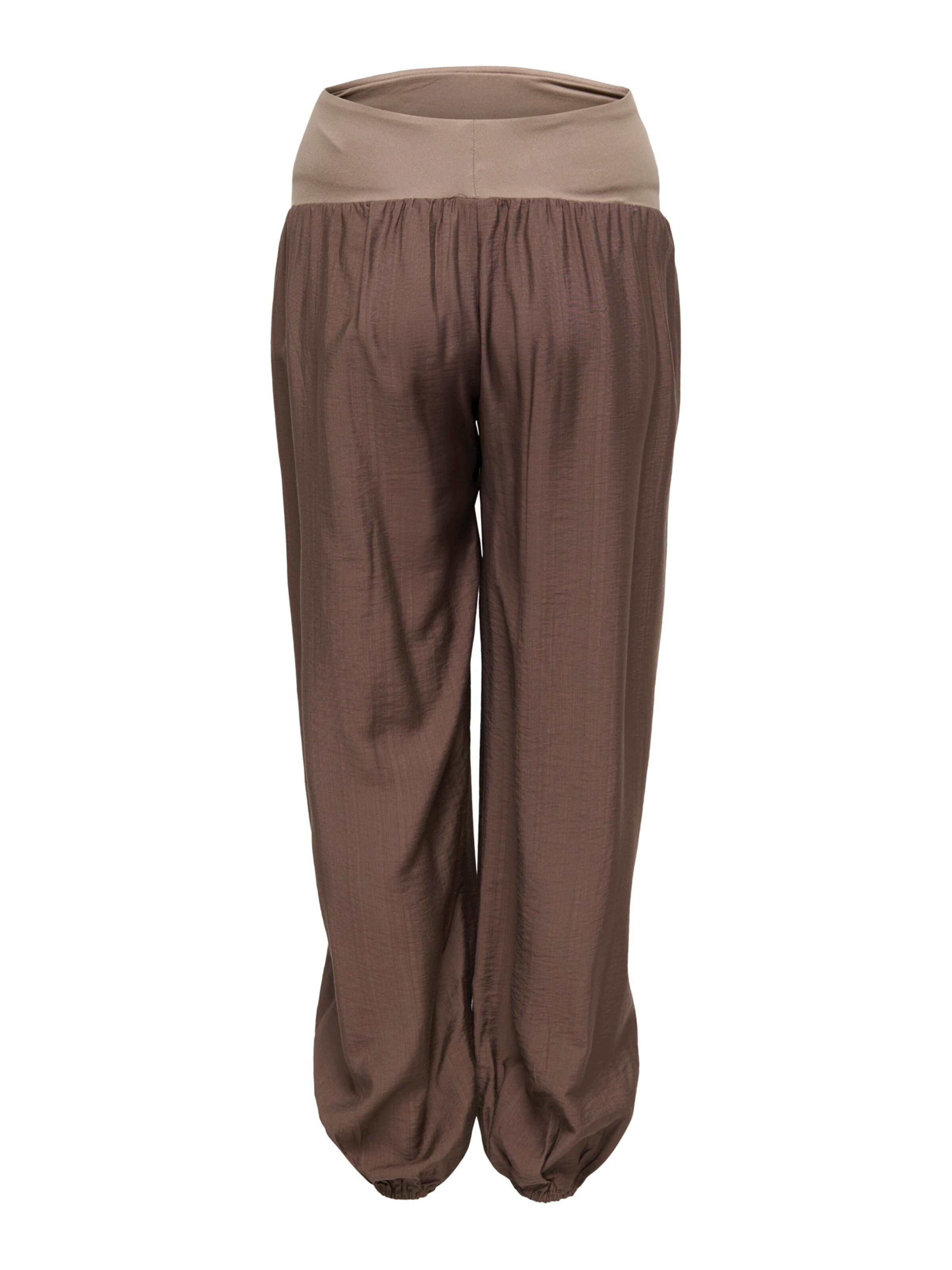 Only Maternity Loosefit Hose 'OLMCAMILLE' in Braun