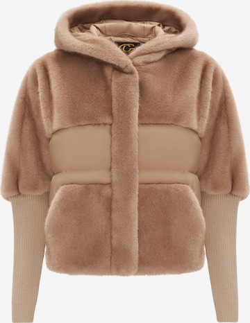 Veste mi-saison CESARE GASPARI en marron : devant