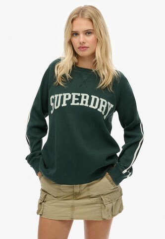 T-shirt Superdry en vert : devant