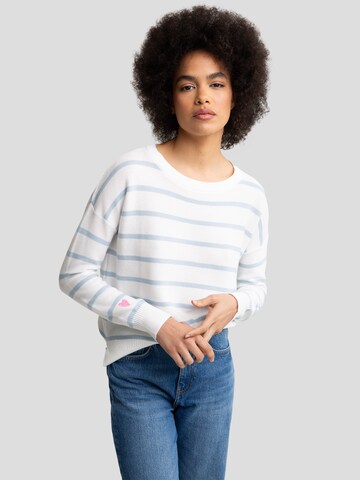 BIG STAR Pullover 'Heartelia' in Weiß