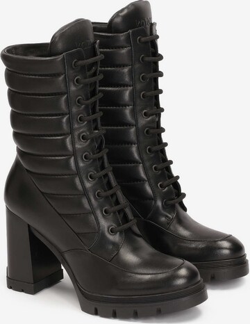 Kazar - Botines con cordones en negro