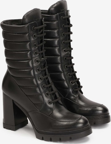 Kazar Lace-Up Ankle Boots in Black