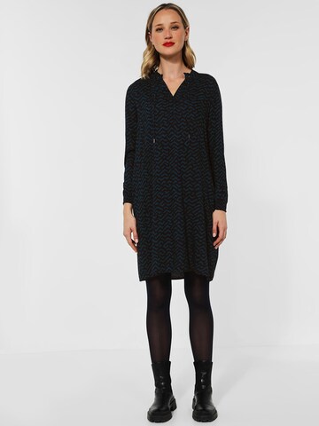 STREET ONE Shirt Dress in Black: front