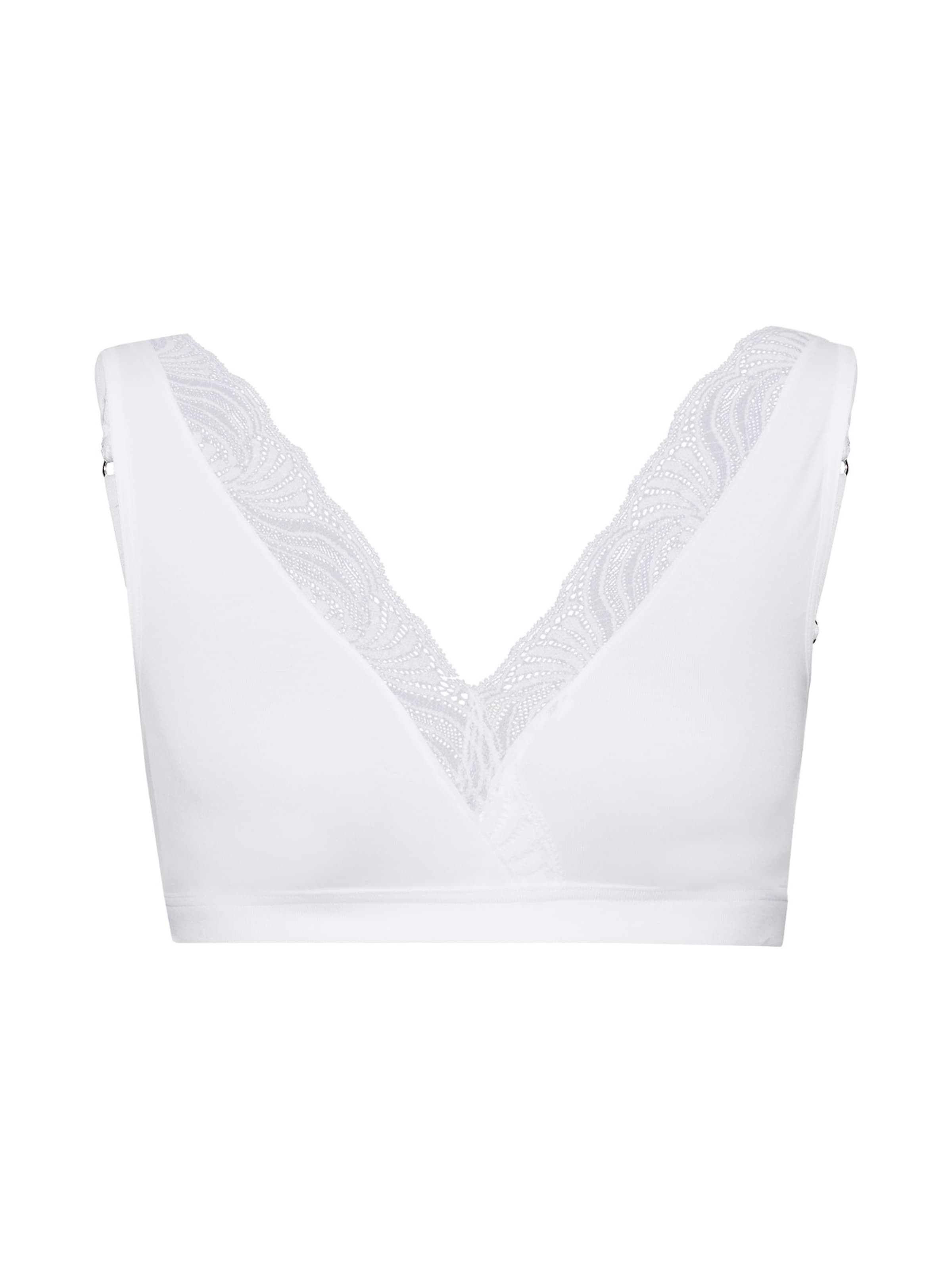 Hanro - Triangular Soutien em branco: frente