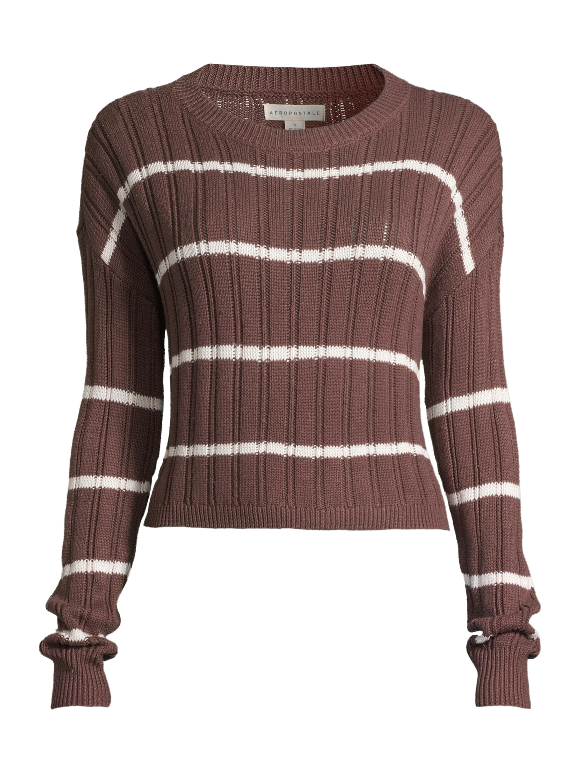 AÉROPOSTALEPulover - smeđa boja: prednji dio