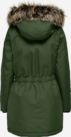 ONLY - Parka de inverno 'Iris' em verde