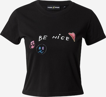 Tricou 'Allie' de la ABOUT YOU x Antonia pe negru: față