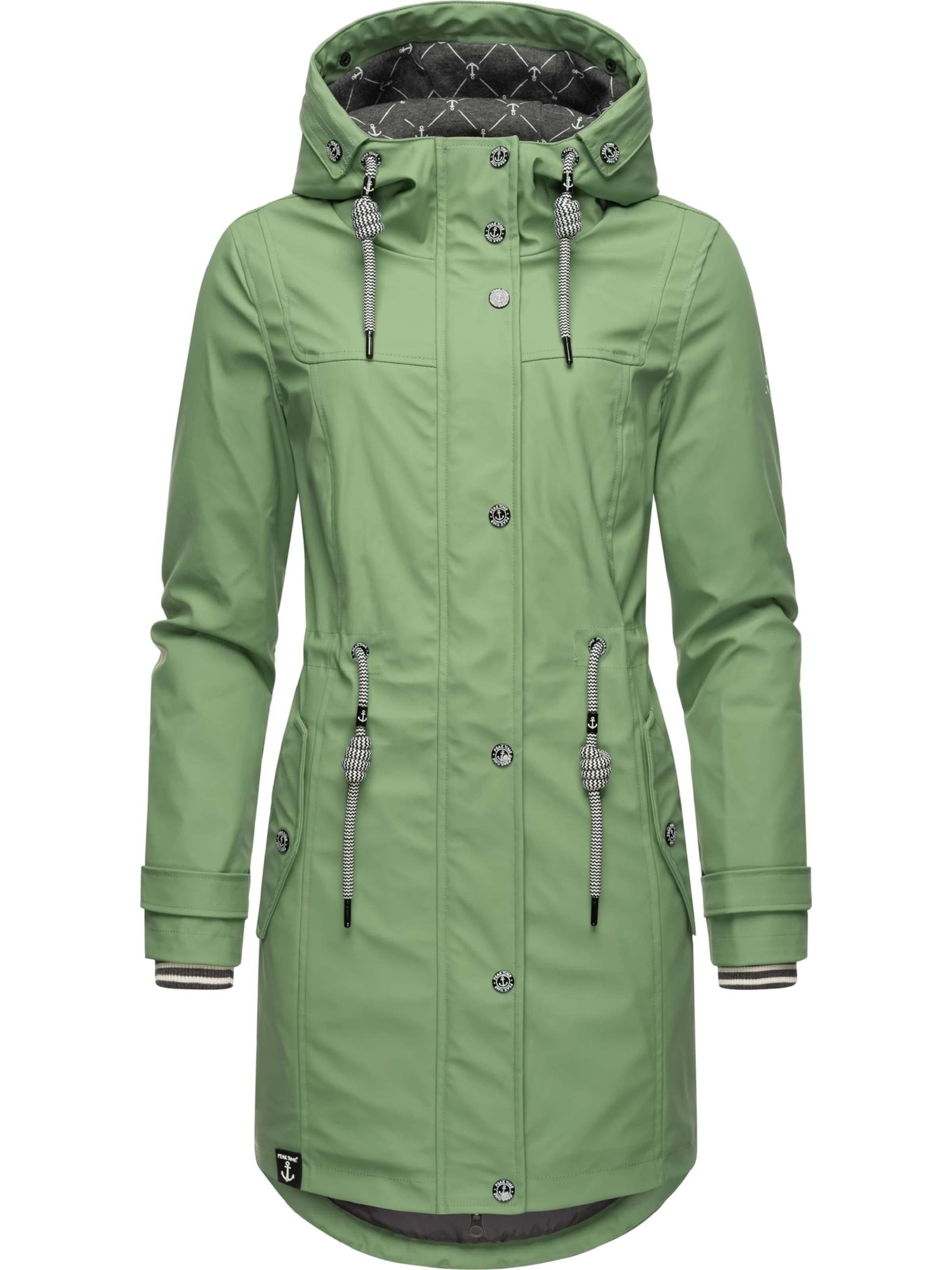 Peak Time Raincoat 'L60042' in Green