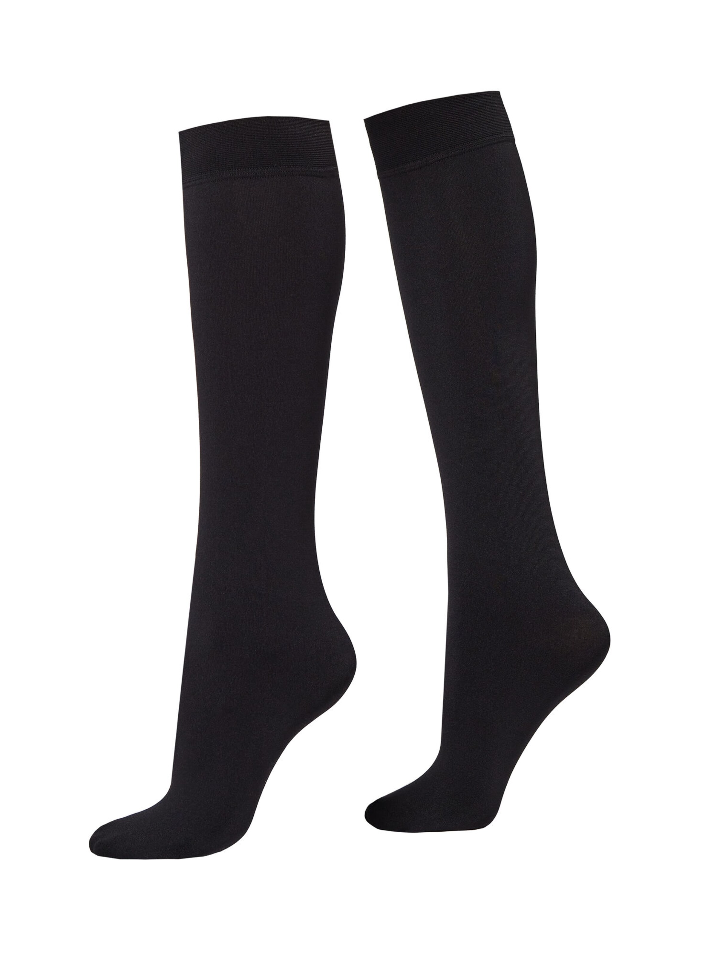 CALZEDONIA Socks 'THERMO' in Black: front