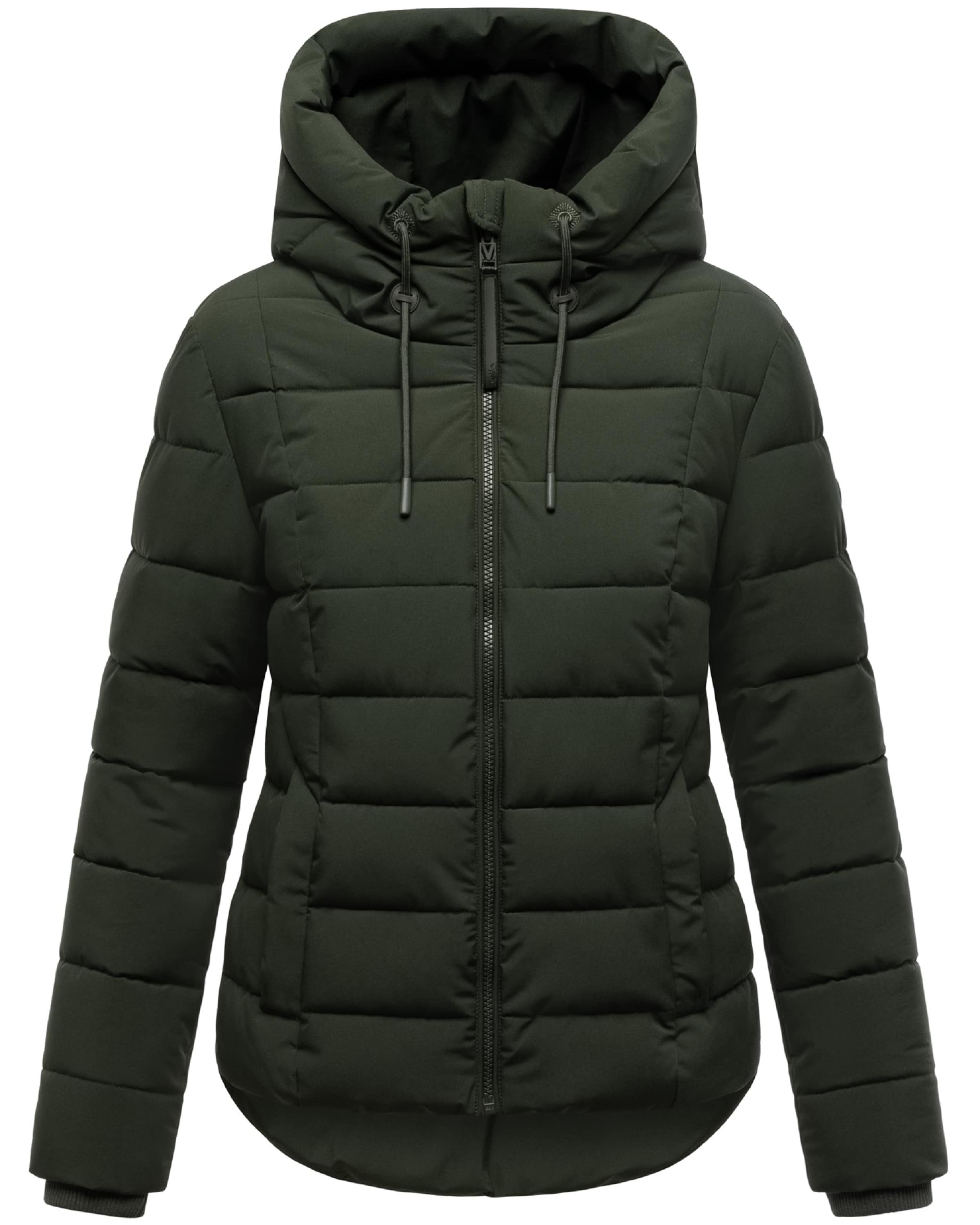 MARIKOO Зимно яке 'Tayenaa 16' в зелено: отпред