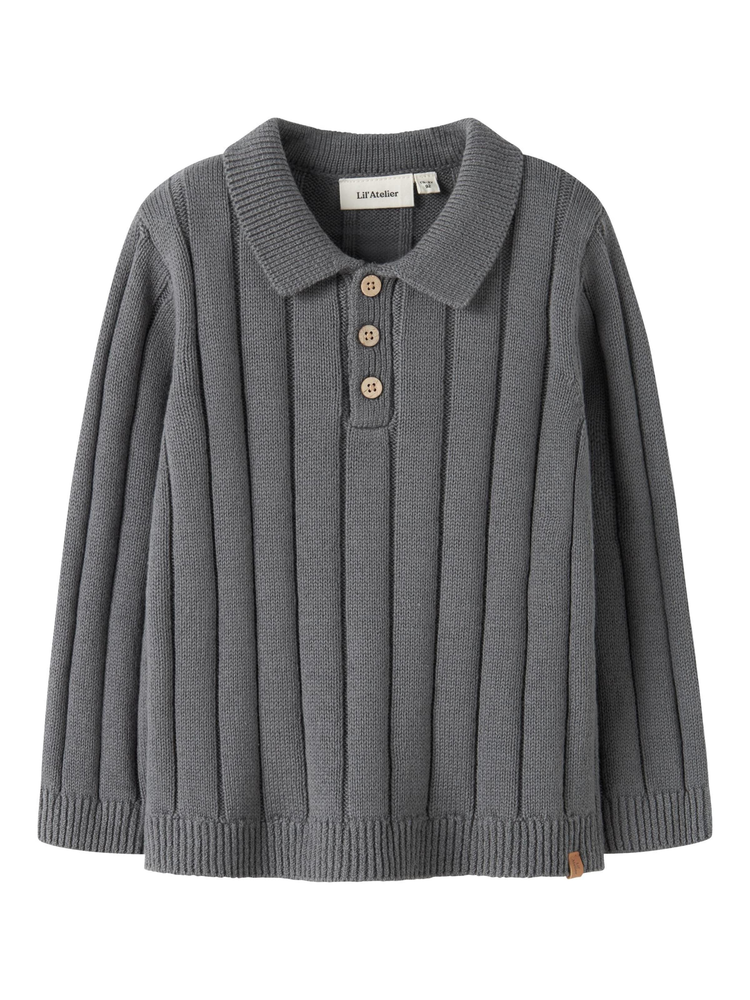 Lil'Atelier - Jersey en gris: frente