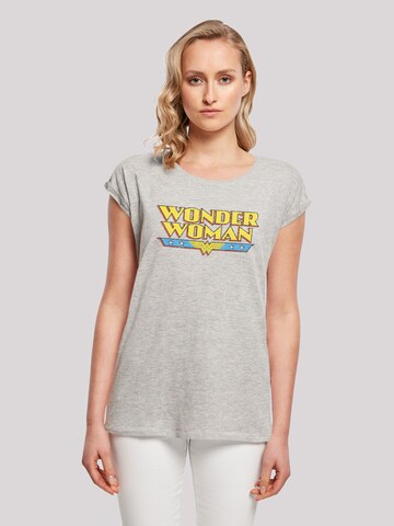 F4NT4STIC T-Shirt 'DC Comics Wonder Woman' in Grau: predná strana