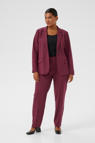 KAFFE CURVE Blazers 'Sakira' in Rood