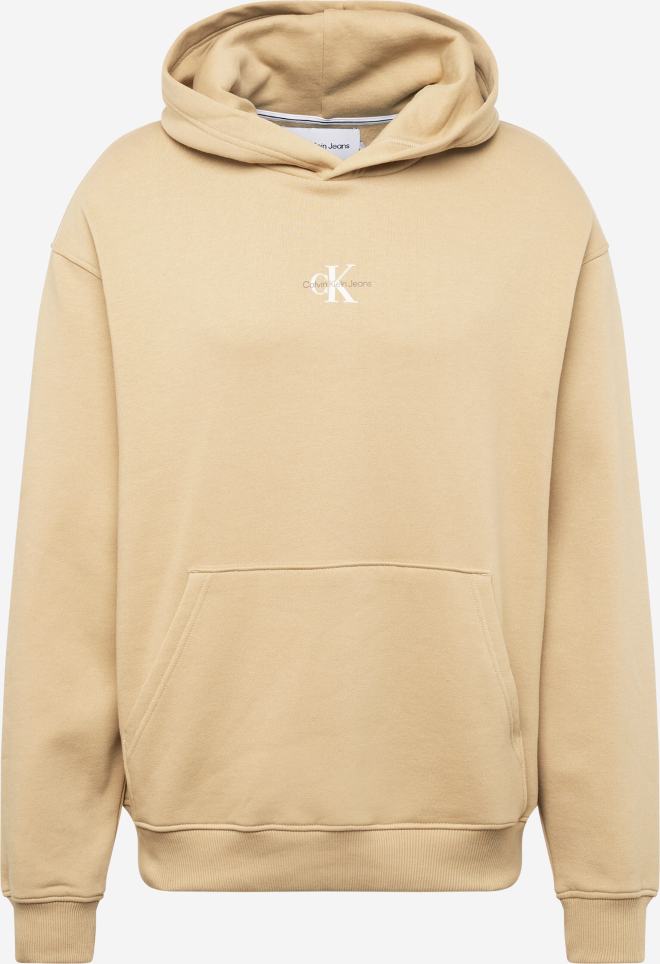 Calvin Klein Jeans Sweatshirt in Light Beige, Dark Beige | ABOUT YOU Calvin Klein Jeans Sweatshirt in Light Beige, Dark Beige | ABOUT YOU