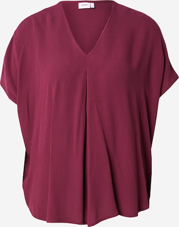 NÜMPH Blouse 'RIKKA' in Rood: voorkant