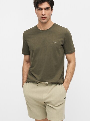 BOSS T-shirt 'Mix&Match' i grön